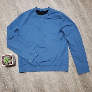 Lululemon Men's * City Sweat Crew * Pewter Blue M